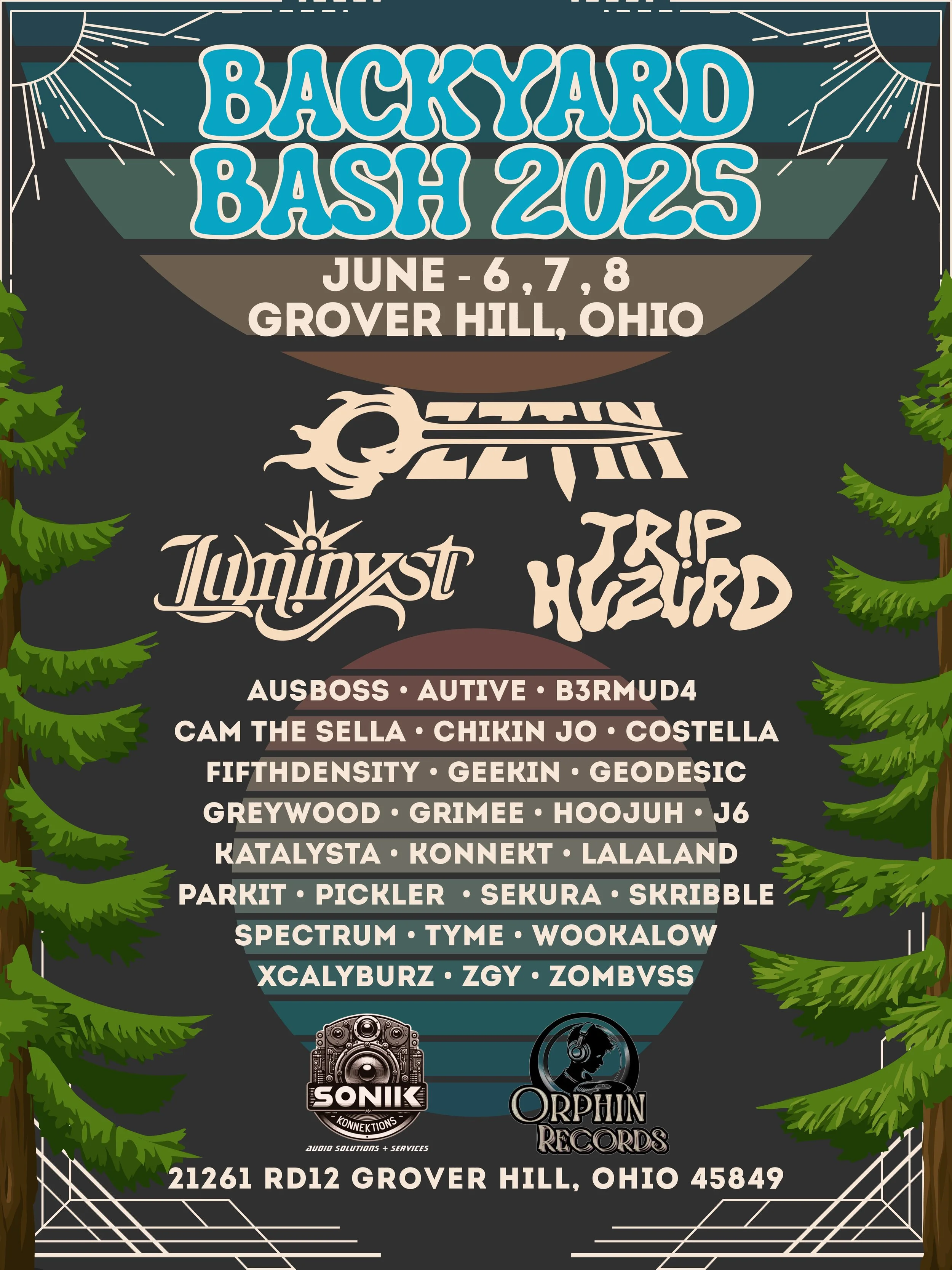 Backyard Bash 2025 Full Lineup