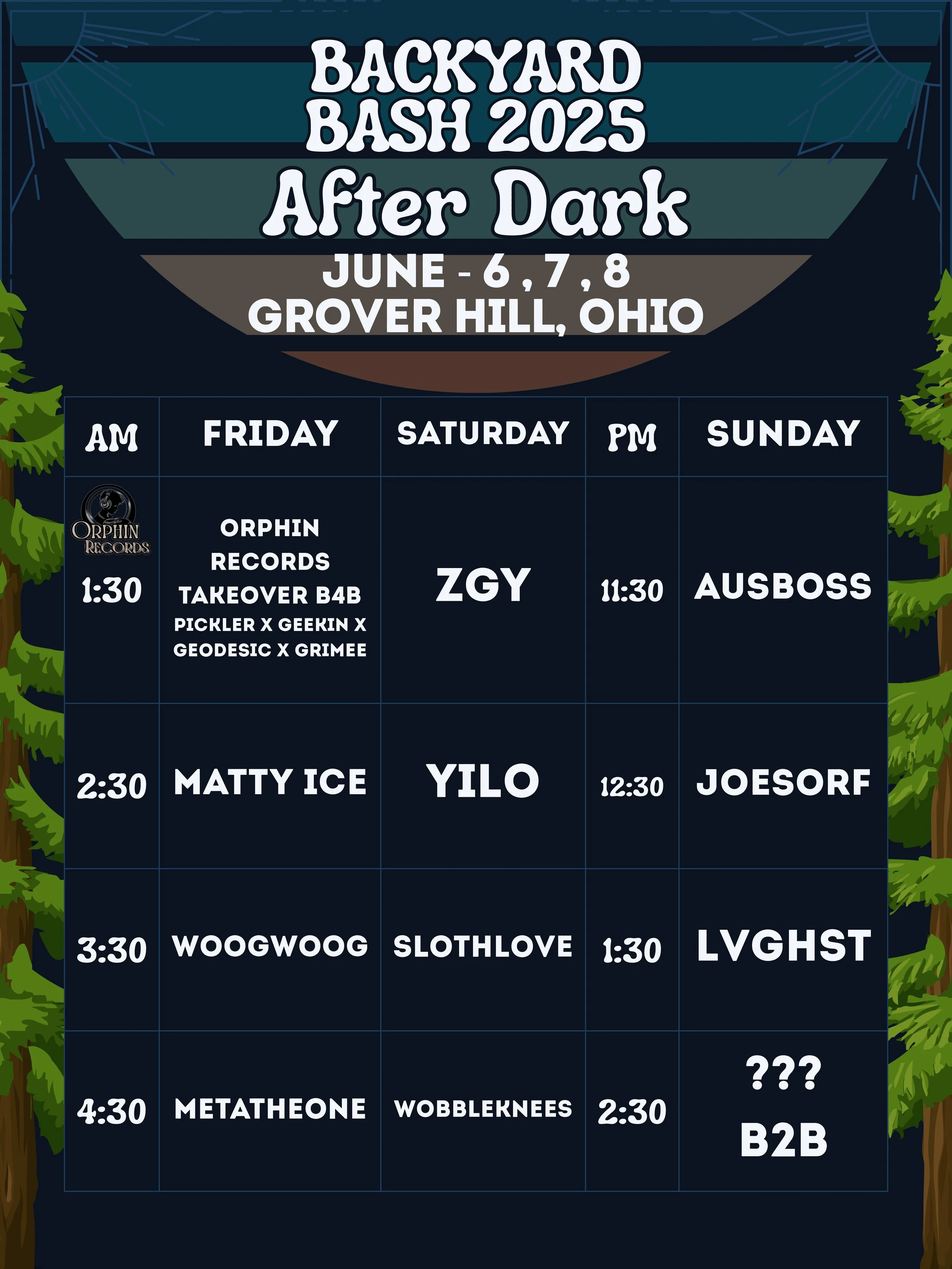 Backyard Bash 2025 After Dark